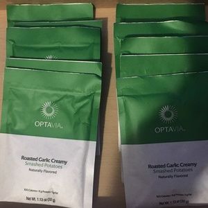 10 Optavia Roasted Garlic Creamy smashed potatoes best by 04/09/2022